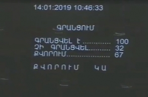 Հատկանշական է, որ Աժ քարտային համակարգը հրաժարվեց գրանցել 32 պատգմավորի (տեսանյութ)